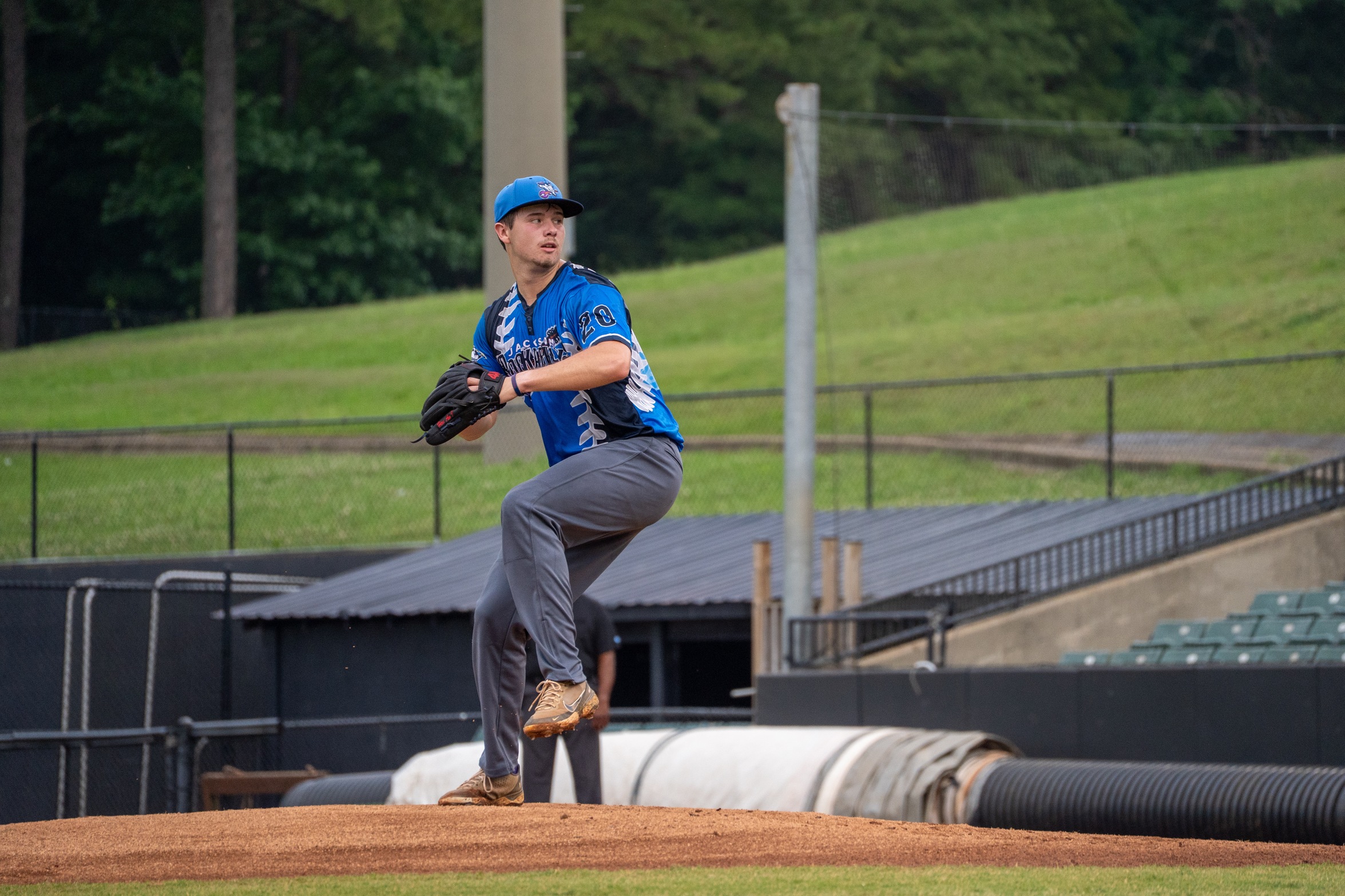 Rockabillys call game early after putting up 14 runs in seven innings against the River Dragons.